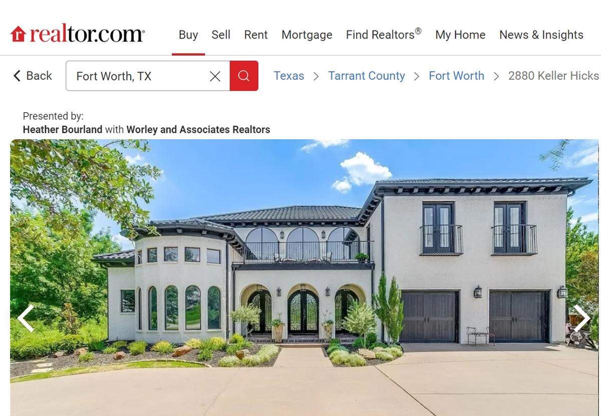 The 3,450 square foot Mediterranean home is listed for $825.