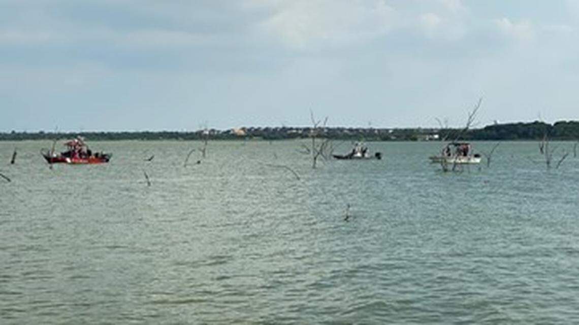 Three men died after their small boat overturned on Lake Lavon in Collin County during a strong storm over the weekend, authorities said.