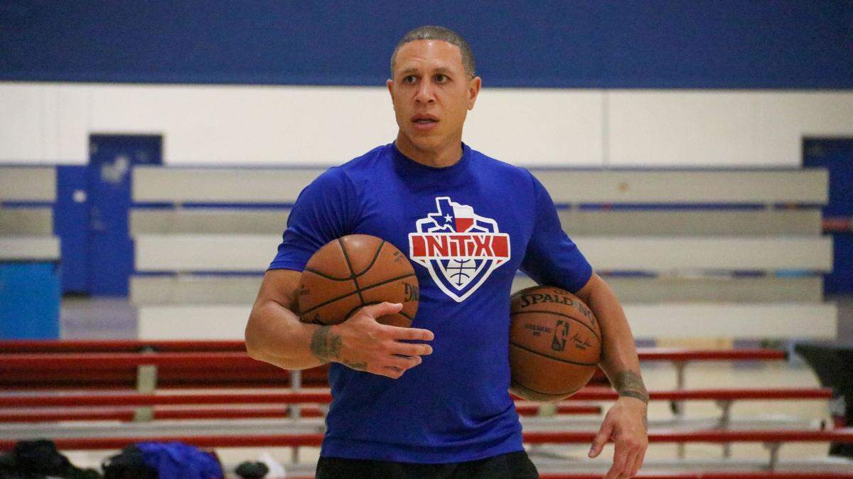Retired NBA player Mike Bibby is one of the coaches working the NTX International Basketball Combine this week in Frisco. One part of the evaluation and pre-NBA Draft process for the players includes educating prospects how to manage their finances.