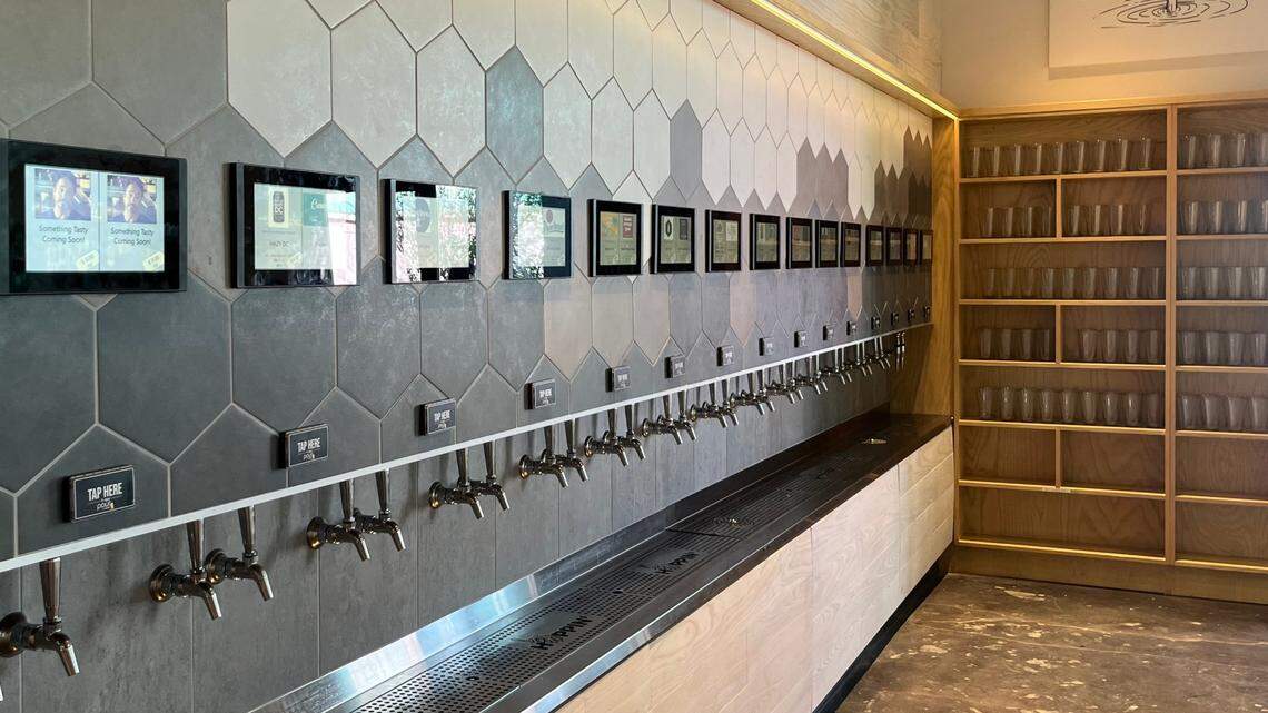 Hoppin’ Fort Worth has 58 choices of beer, wine or ciders to chose from.