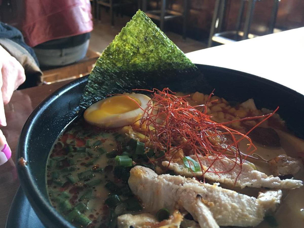Spicy miso ramen at Ichiro Ramen in Dallas