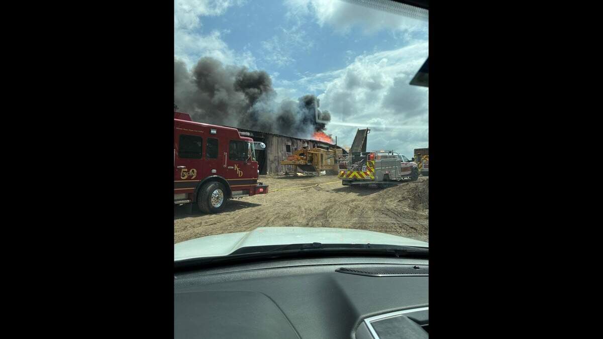 The Forest Hill Fire Department responded to a fire at an organic recycling center on Tuesday, June 23.