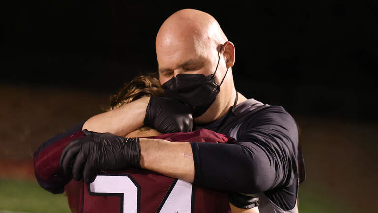 Fort Worth-area coach departs for cancer treatment. His son has his back