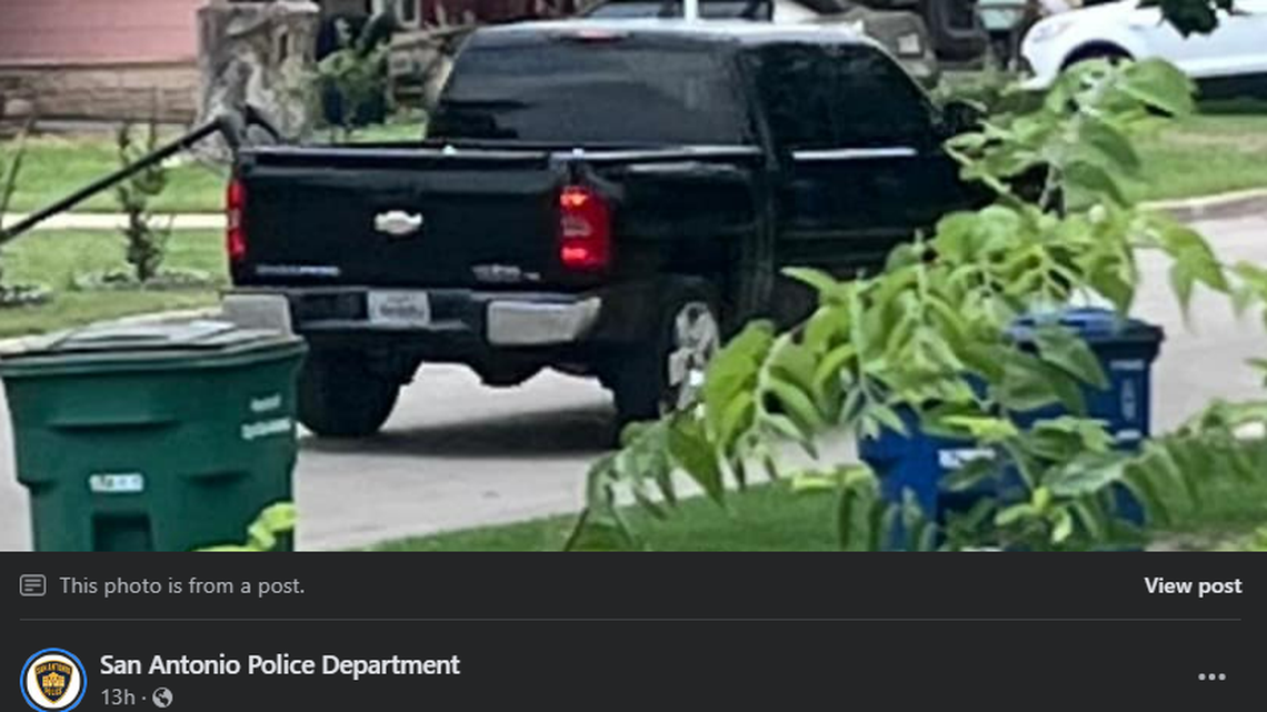 This truck is believed to have been involved in the fatal drive-by shooting, police said.
