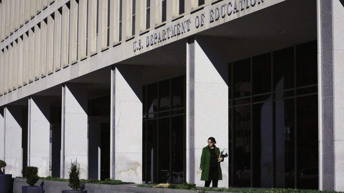 The U.S. Department of Education building in Washington, D.C., on March 21, 2025. Layoffs have gutted the Education Department’s special education office.