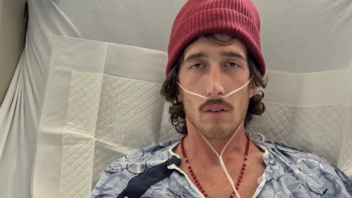 Brandon Buckingham, a YouTube travel vlogger from Stephenville, suddenly became sick almost 10 days ago and remains in the ICU with a long recovery ahead. Brandon Buckingham, a YouTube travel vlogger from Stephenville, suddenly became sick almost 10 days ago and remains in the ICU with a long recovery ahead.