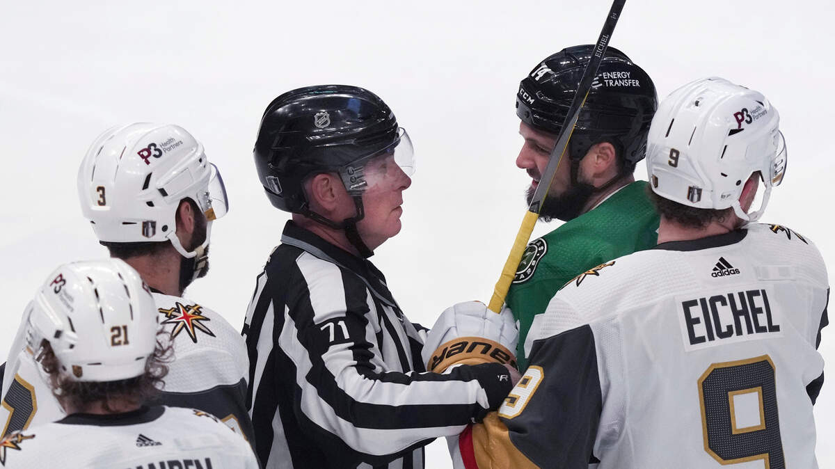 Dallas Stars left wing Jamie Benn was suspended two games for his hit in Game 3 of the Western Conference Finals.