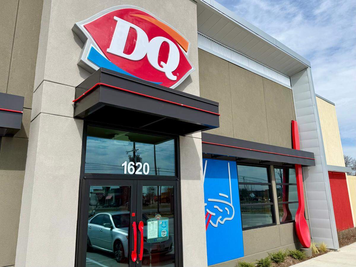 A new Dairy Queen in south Burleson at 1620 S.W. Wilshire Blvd., as seen Feb. 22, 2025.