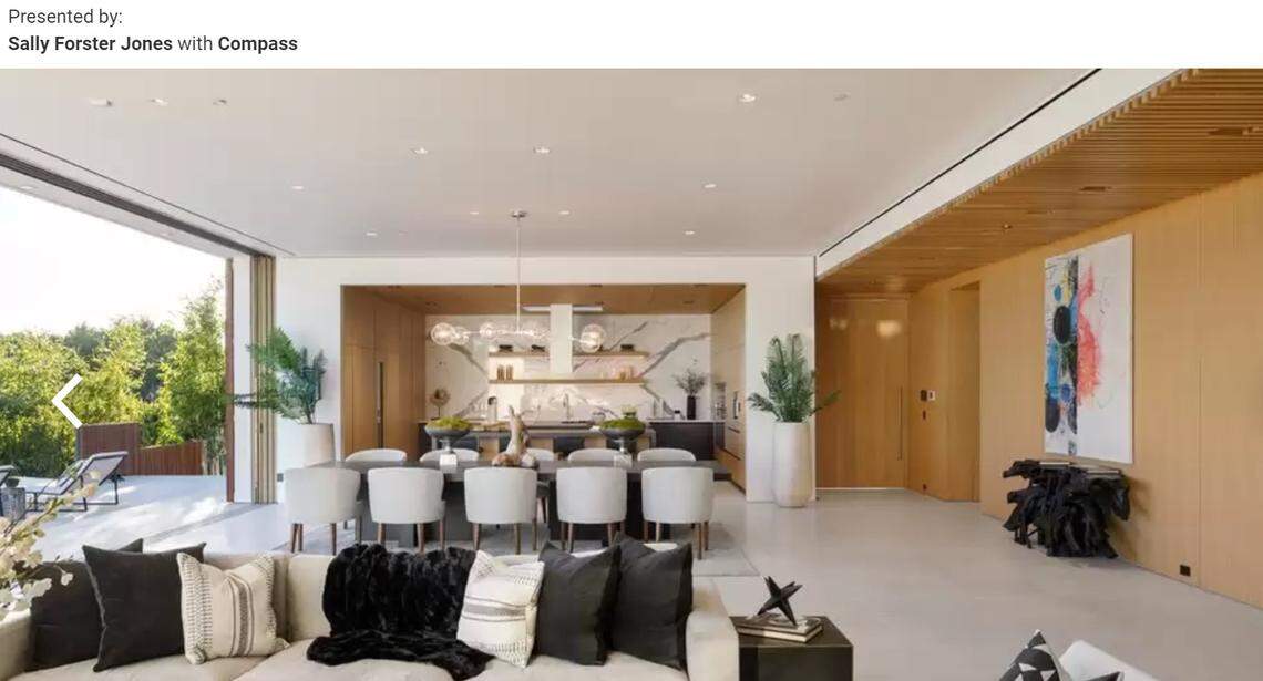 Open living room/dining