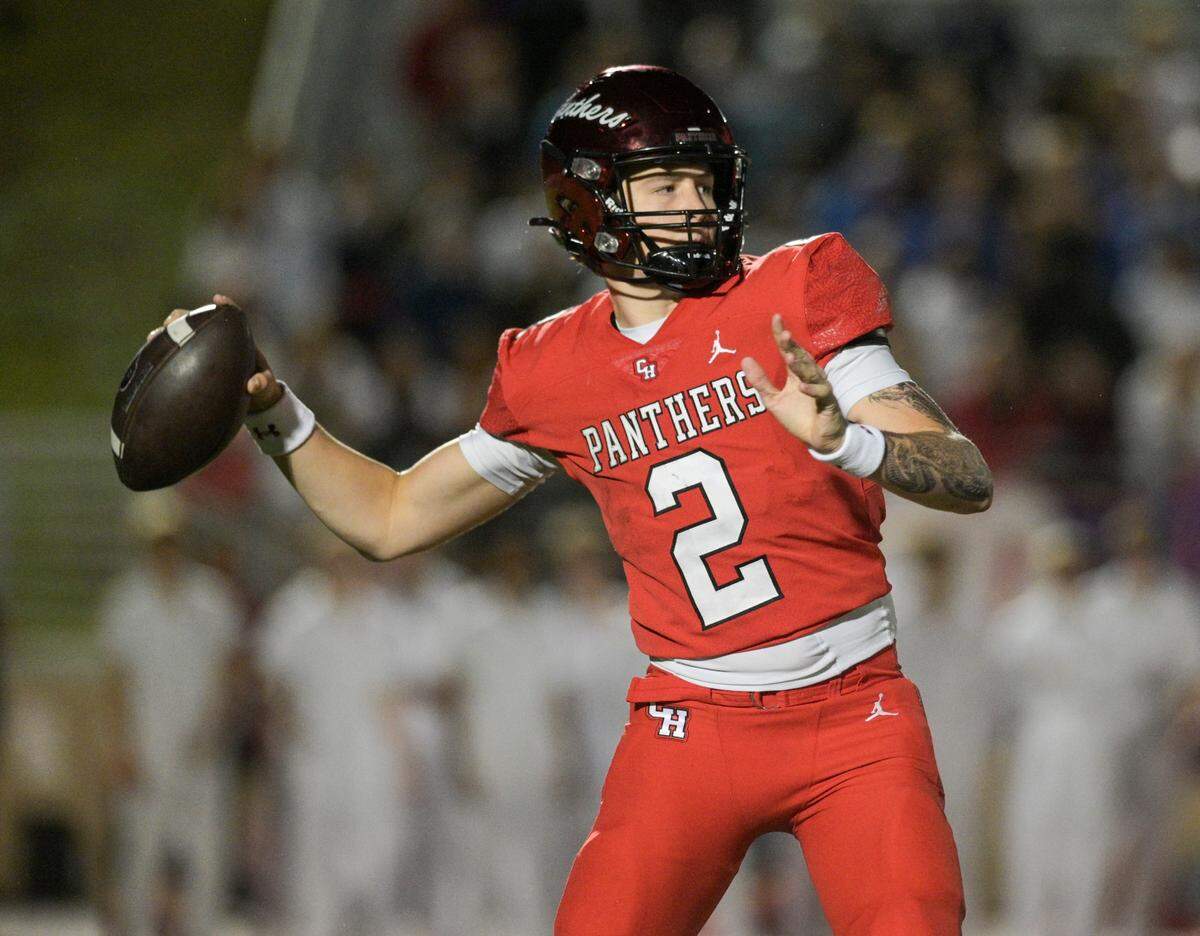Colleyville Panther quarterback Bodey Weaver (2) is the Star-Telegram’s No. 5 QB to watch.