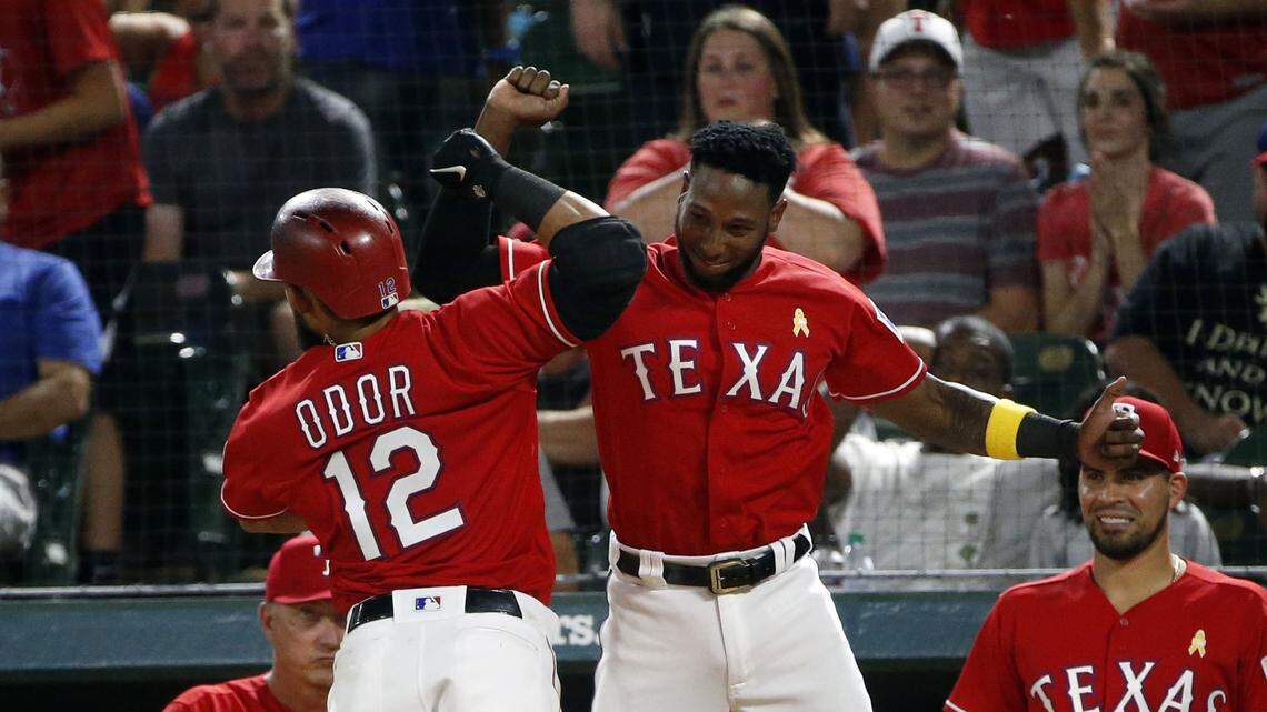 Rougned Odor, 23, and Jurickson Profar, 25, were two of the eight Rangers in the batting order Monday who are 25 or younger.