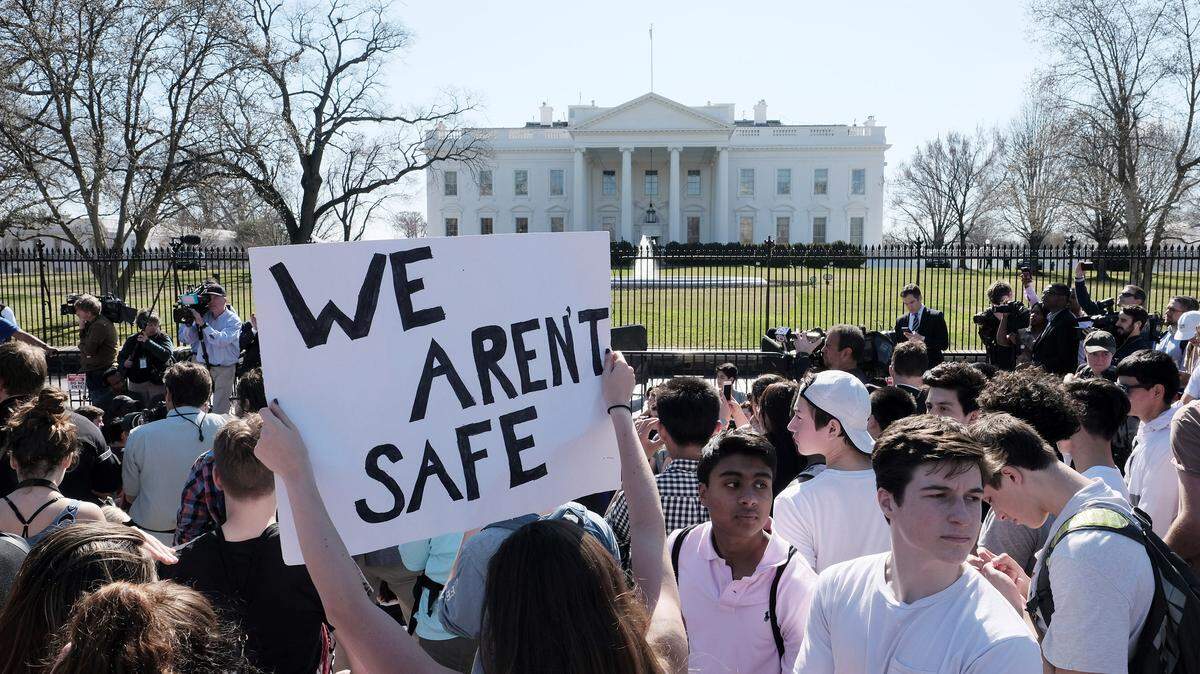 Students from Maryland voiced their concerns about gun violence and school shootings during a recent rally in front of the White House.