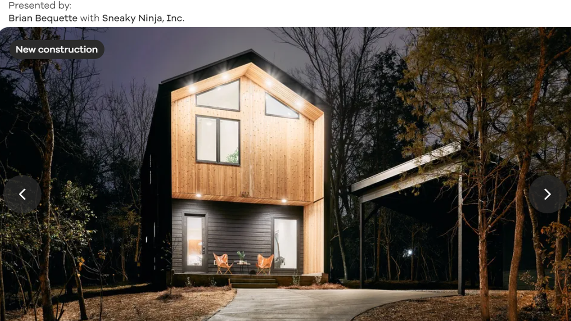 Exterior of the home