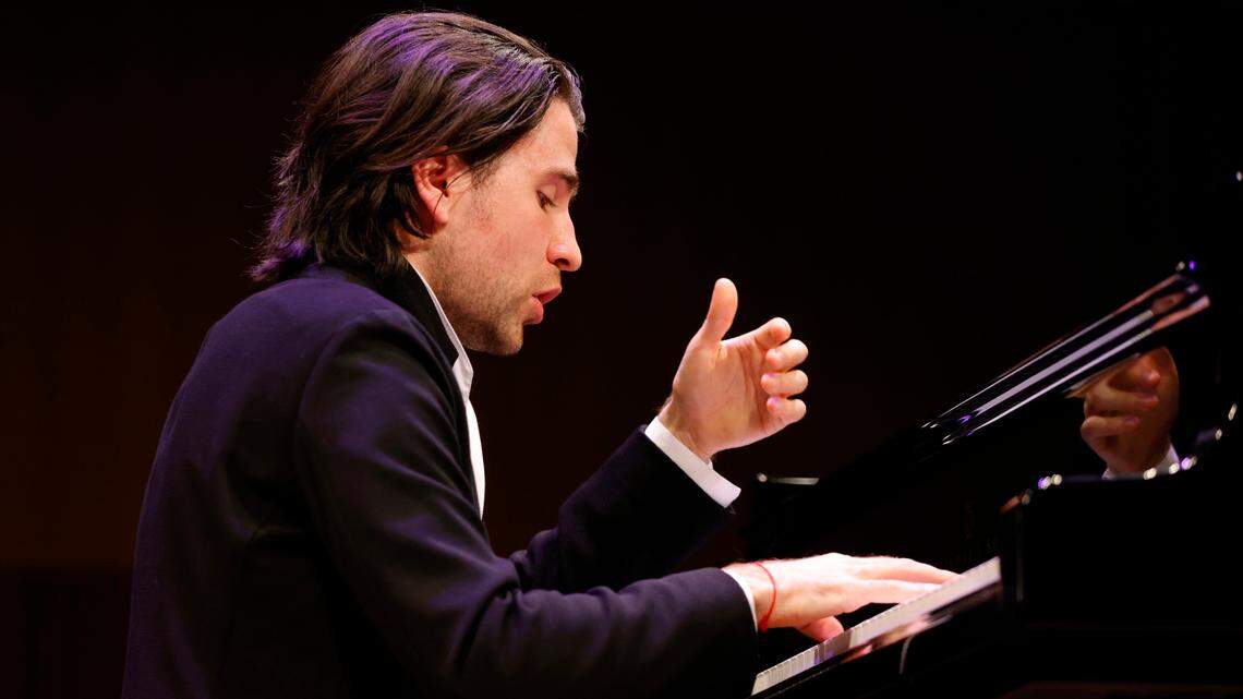 Georgijs Osokins from Latvia performed first Thursday during the preliminary round of The Sixteenth Cliburn International Piano Competition in Van Cliburn Concert Hall at TCU.