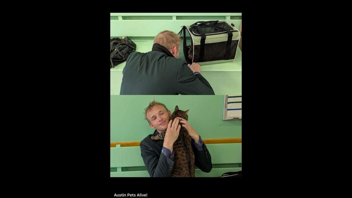 Jake and Rocky’s happy reunion.