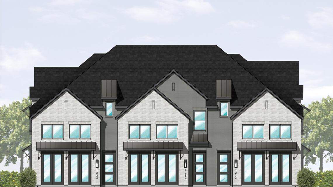 Highland Homes will build townhomes in new Walsh neighborhood “The Village.” 