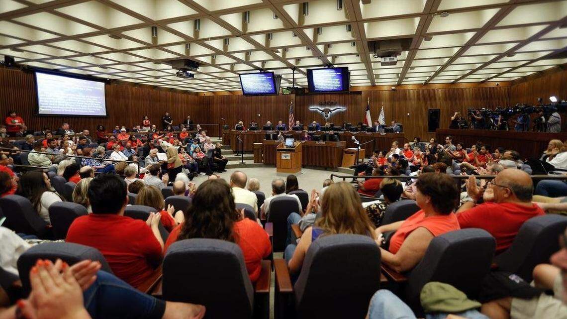 The Fort Worth council on Tuesday voted to put pay raise proposals on the May 7 ballot for the mayor and council members. The proposition would triple the pay for all.