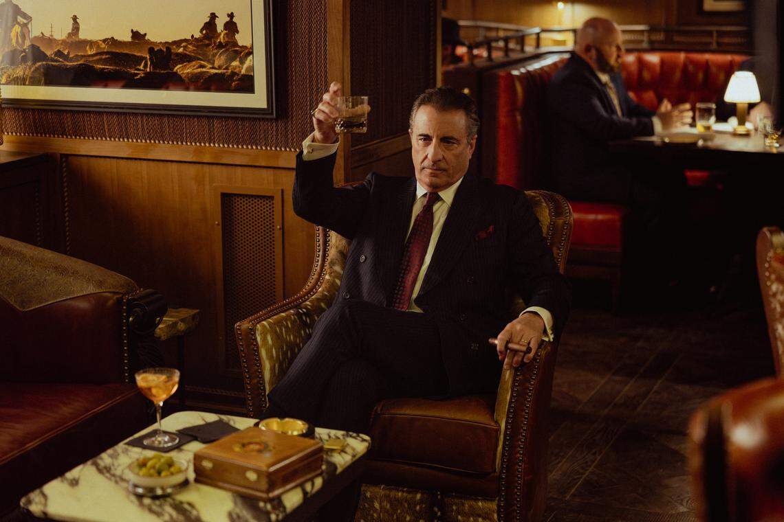 Andy Garcia as Gallino in “Landman” episode 3, season 2, streaming on Paramount+.