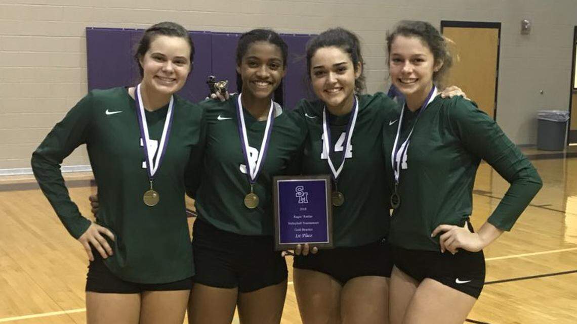 Birdville won the Ragin’ Rattler tourney in San Marcos. All-tournament Kaley Feris, Maya Duckworth, Emily Gannon, Lauren Teel