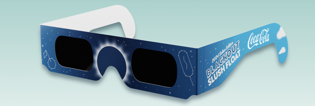 SONIC Drive-In is giving out solar eclipse viewing glasses with purchase of a Blackout Slush Float.