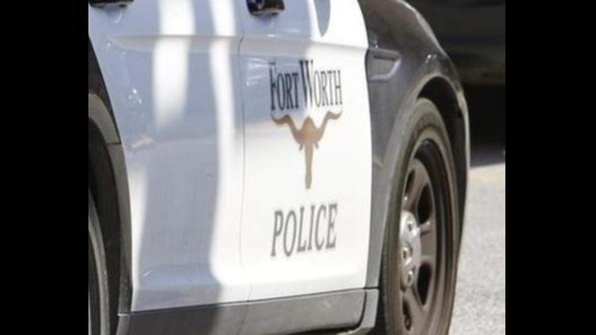 Several Fort Worth police officers were at the scene Tuesday afternoon of a shooting in east Fort Worth where two men were shot after a fight.