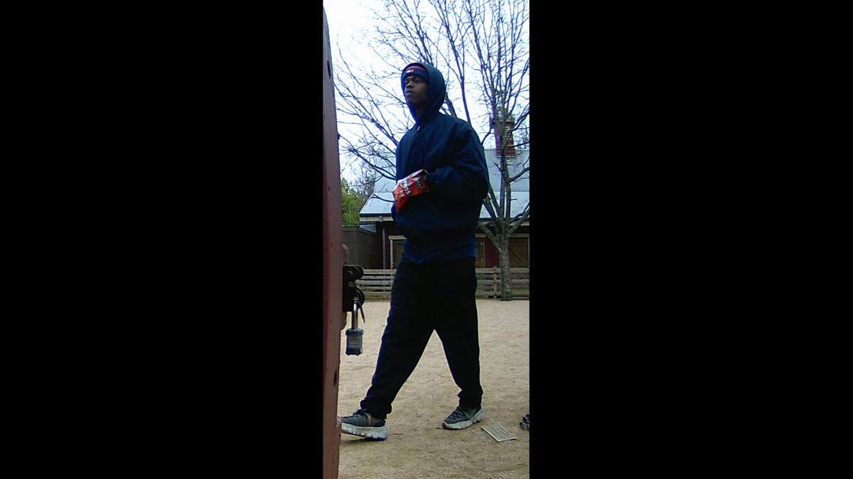 Dallas police wanted to talk to this man in relation to the disappearance of two monkeys from the zoo.