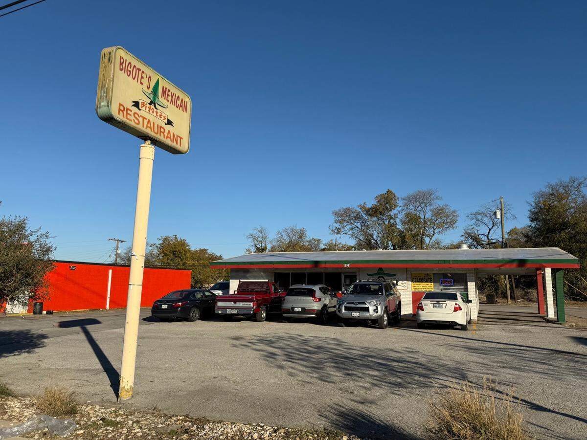Bigotes Mexican Restaurant is a tiny cafe in east Arlington, seen Dec. 1, 2024.