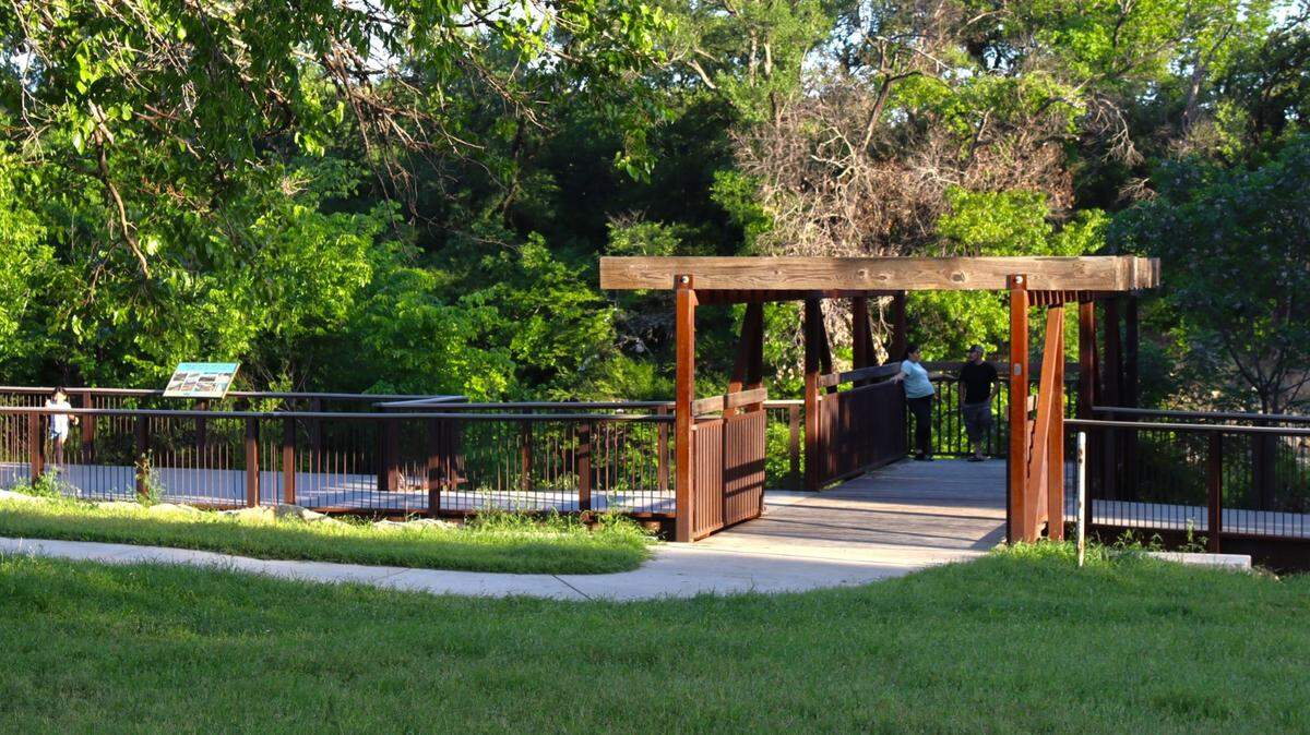 Gateway Park in east Fort Worth covers nearly 800 acres. It’s more than two miles long and a mile wide in places.