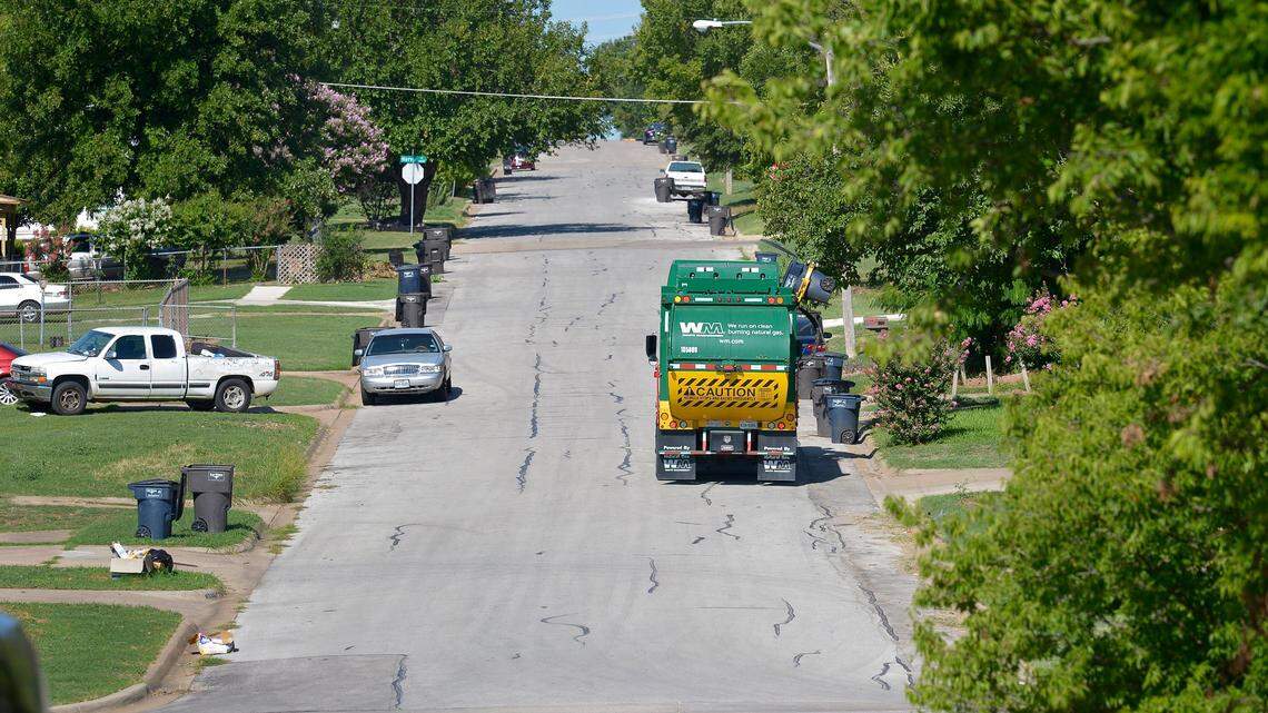 The view of Farnsworth Avenue from one of Michael Barnard’s investment properties in the Lake Como neighborhood of Fort Worth, TX, Wednesday, Aug. 29, 2018.