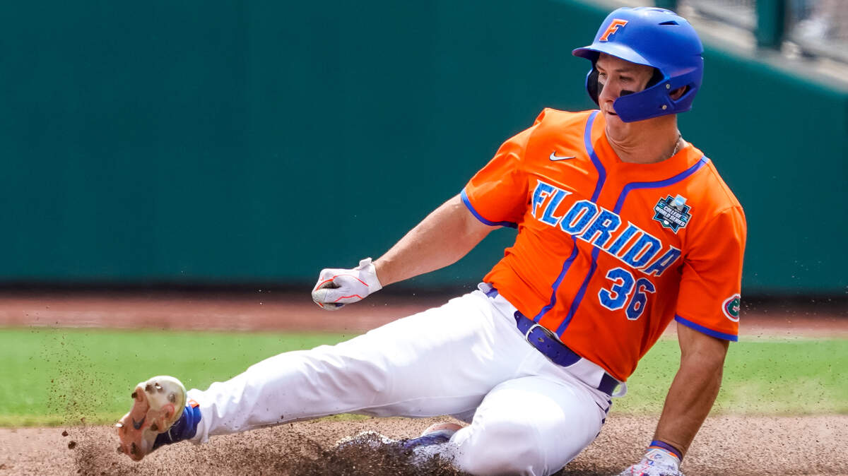 The Texas Rangers selected Florida Gators center fielder Wyatt Langford with their first-round draft pick on Sunday.