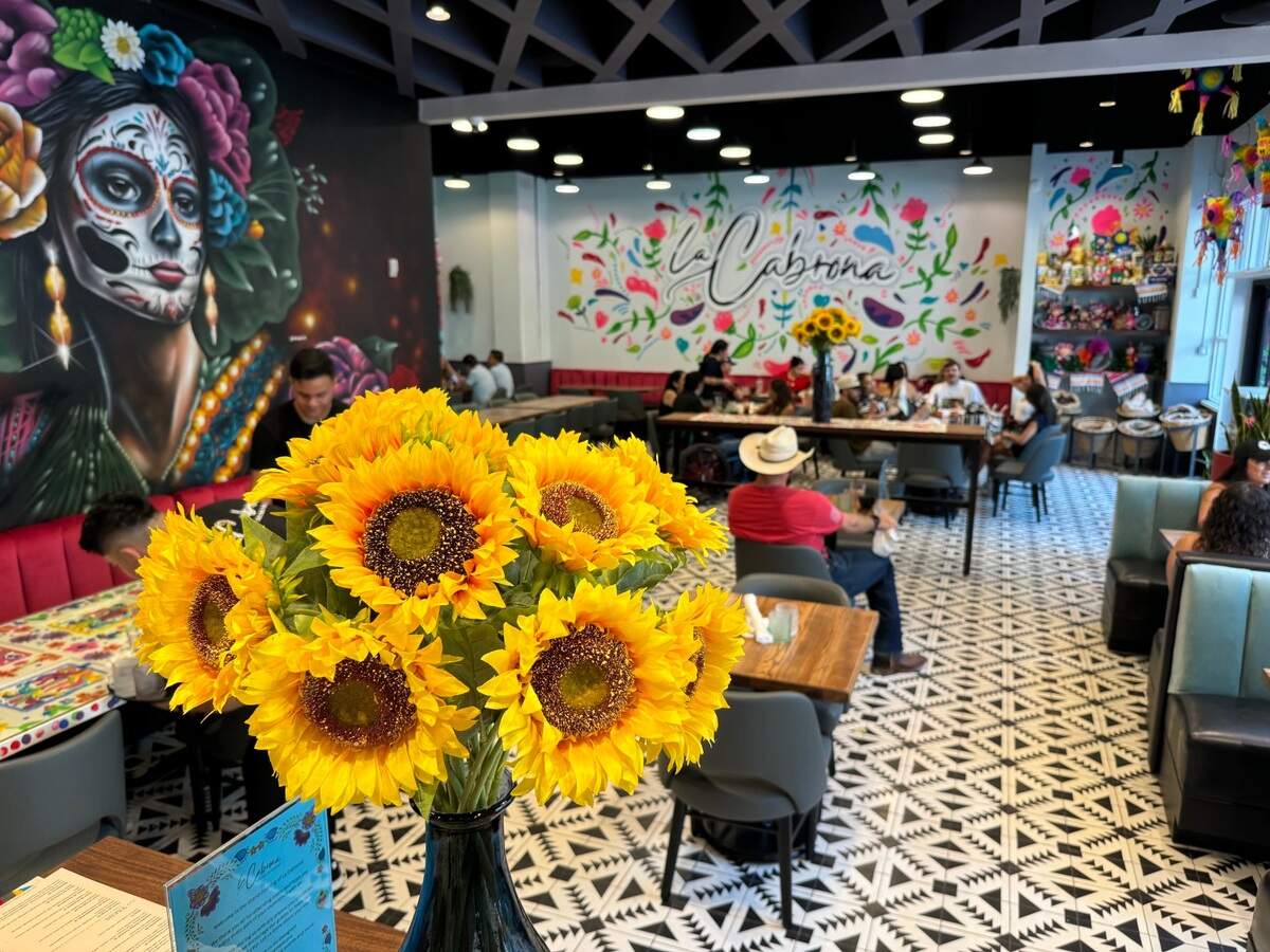 La Cabrona, seen Sept. 15, 2024, has colorful decor, interior Mexico dishes and a Sunday buffet.
