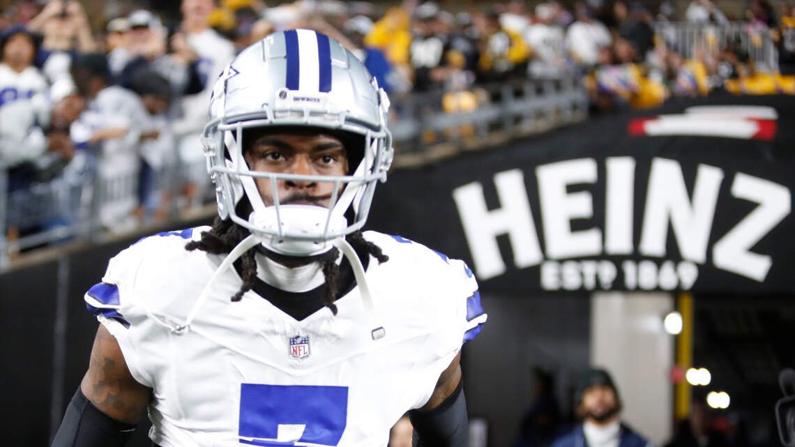Trevon Diggs wurde aus der Startaufstellung des Spiels der Dallas Cowboys ...