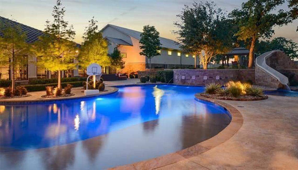 A Southlake mansion built by former NBA star Jermaine O’Neal is for sale for $9,999,900. The house is more than 16,400 square feet and includes eight bedrooms, 10.5 baths, a deluxe pool, and a full-sized indoor basketball court.