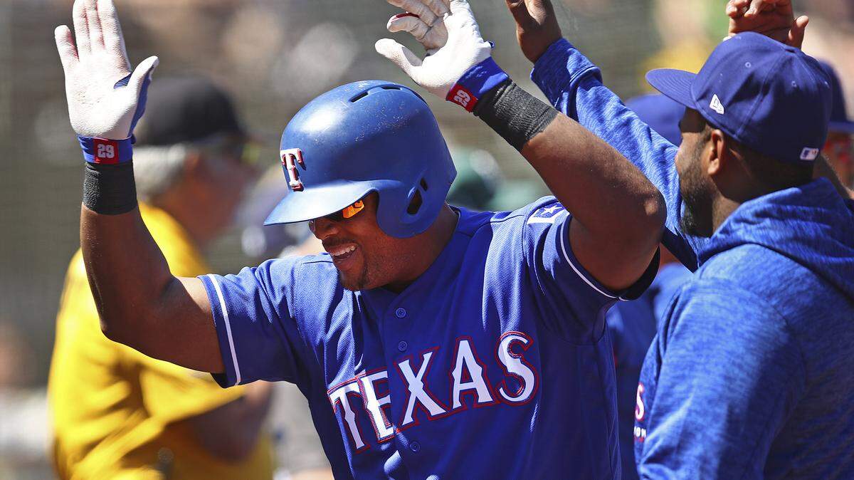 Adrian Beltre’s home run to start the second inning Saturday gave him four homers in his past seven games.
