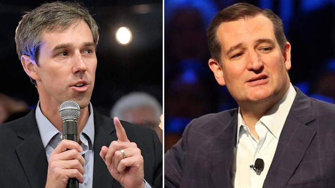 U.S. Rep. Beto O’Rourke, D-El Paso, and U.S. Sen. Ted Cruz, R-Houston.