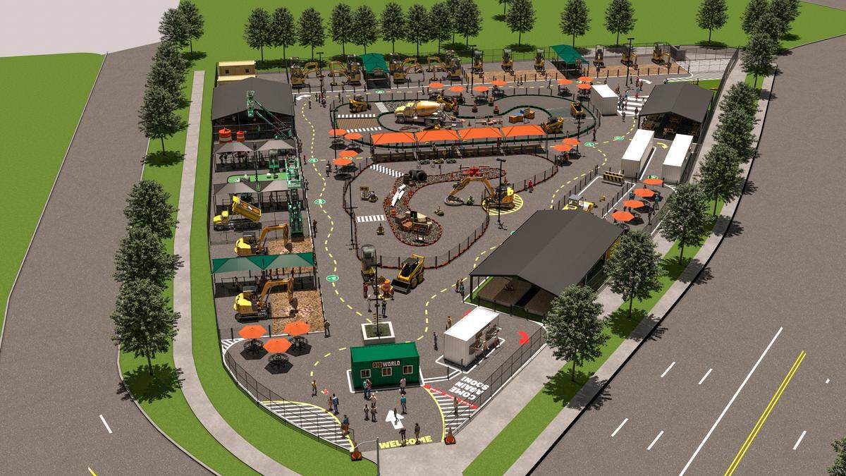 A rendering of the Dig World Dallas coming to Grapevine this summer