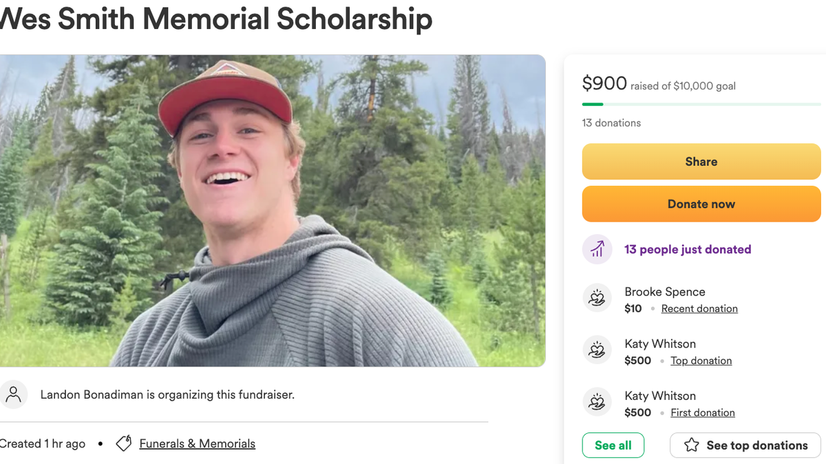 Classmates of Wes Smith, the TCU student killed in a shooting Sept. 1 in Fort Worth’s West 7th District, are trying to create a memorial scholarship to honor his memory.