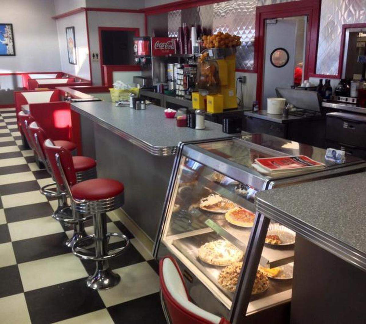 The interior at Vickery Blvd. Cafe.