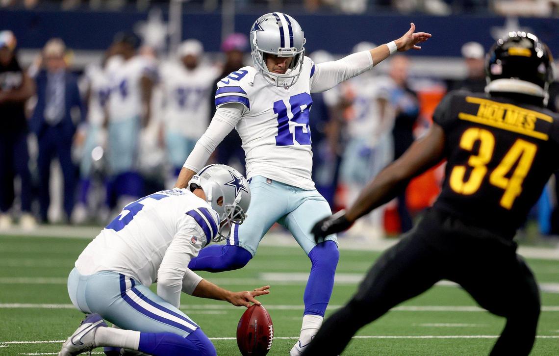 The Cowboys could be looking to replace kicker Brett Maher after his poor postseaosn.