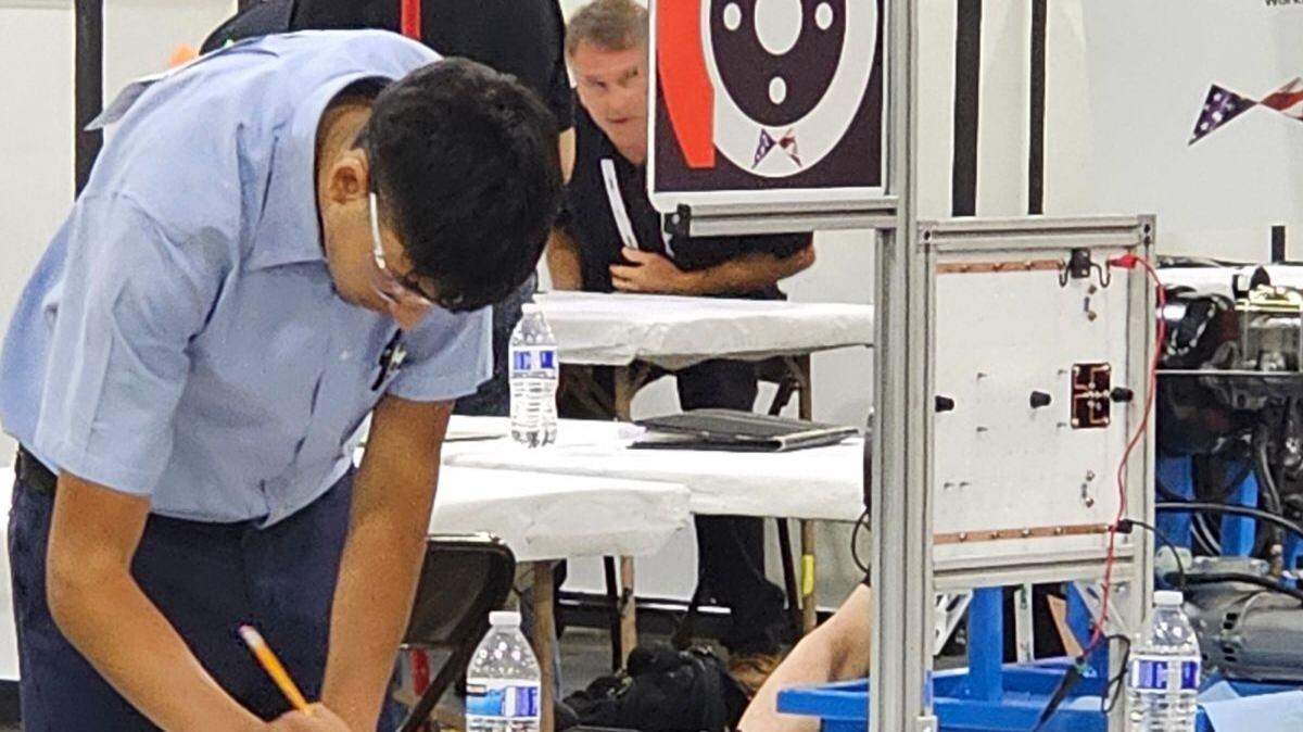 Jonathan Almodovar, an incoming senior at Saginaw High School, won a national championship in Automotive Maintenance and Light Repair at this summer’s SkillsUSA competition in Atlanta.