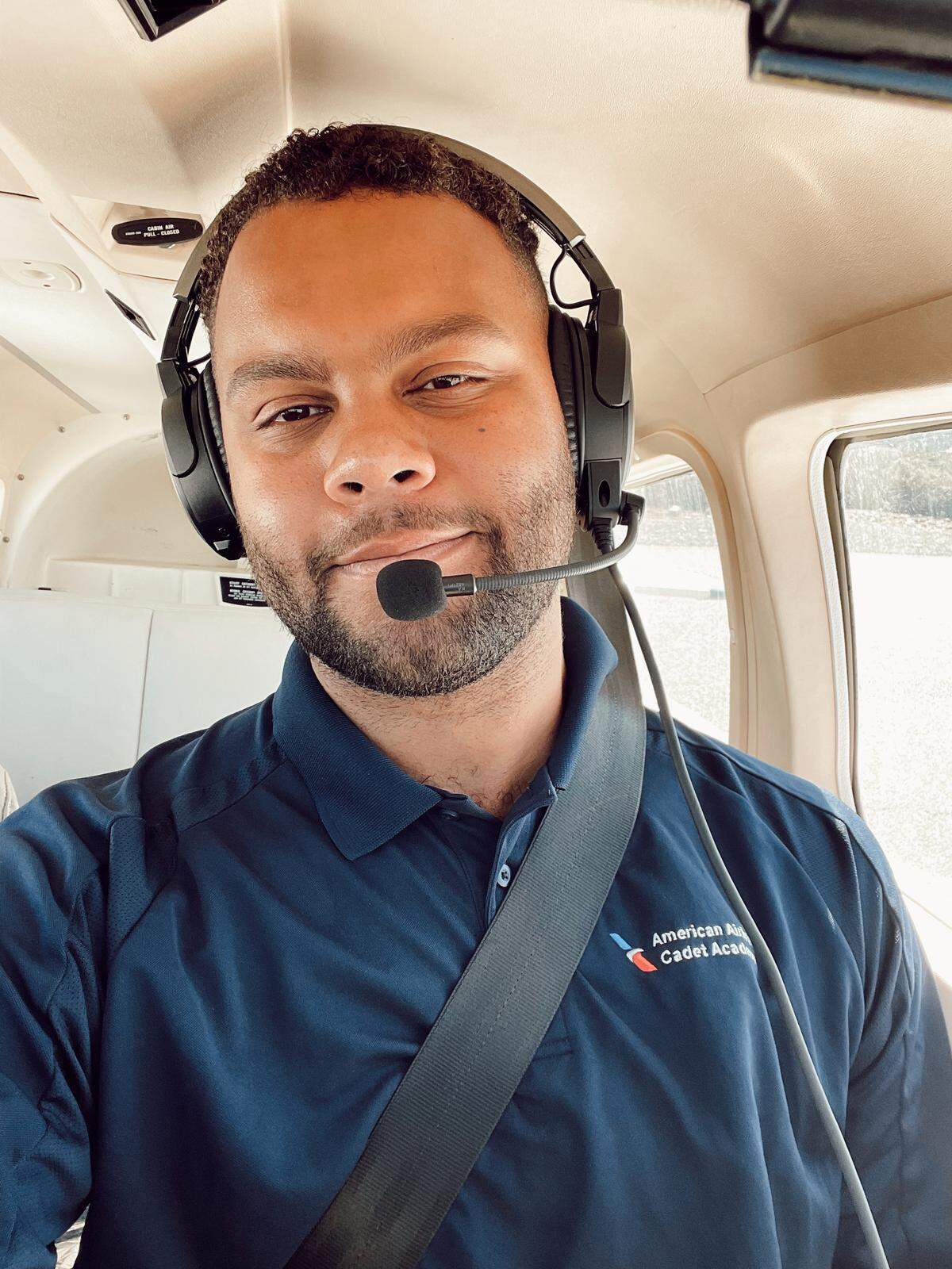 Triston Sanderson along with 17 other student pilots, all people of color, filed a lawsuit Tuesday against American Airlines, Coast Flight Training and Management, and American Airlines Federal Credit Union. The lawsuit says that the cadets were “deceived, discriminatorily targeted, and financially devastated by the American Airlines Cadet Academy.”
