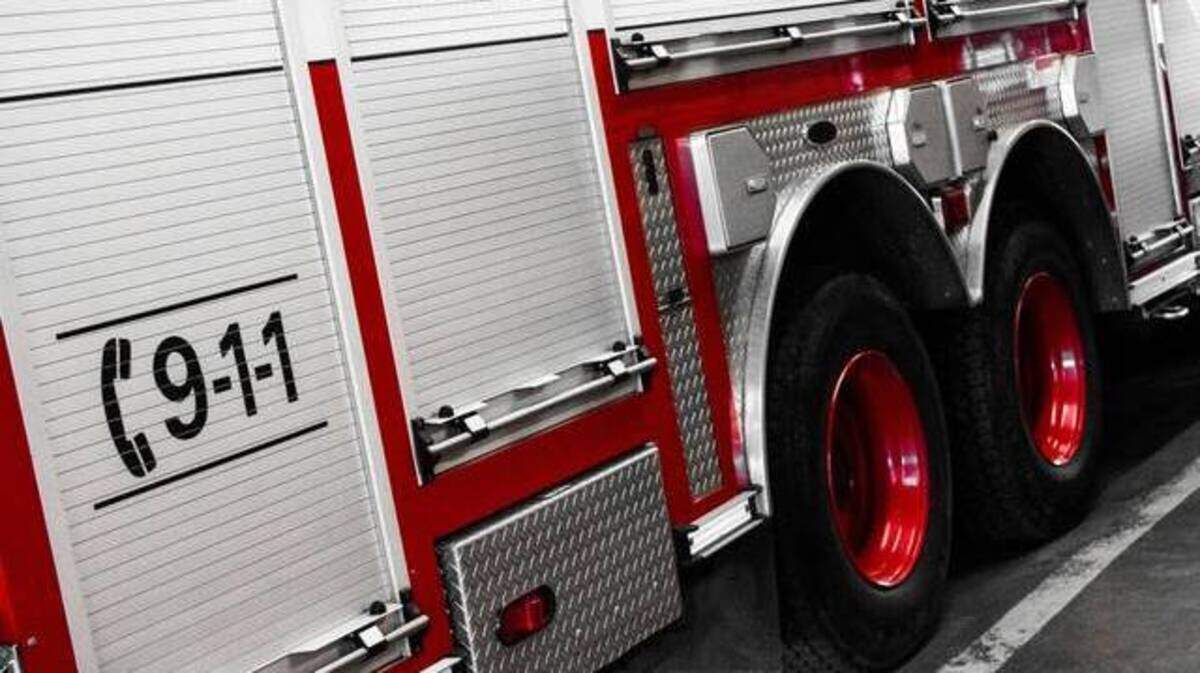 Firefighters were alerted to a gas leak shortly after 5 p.m.,