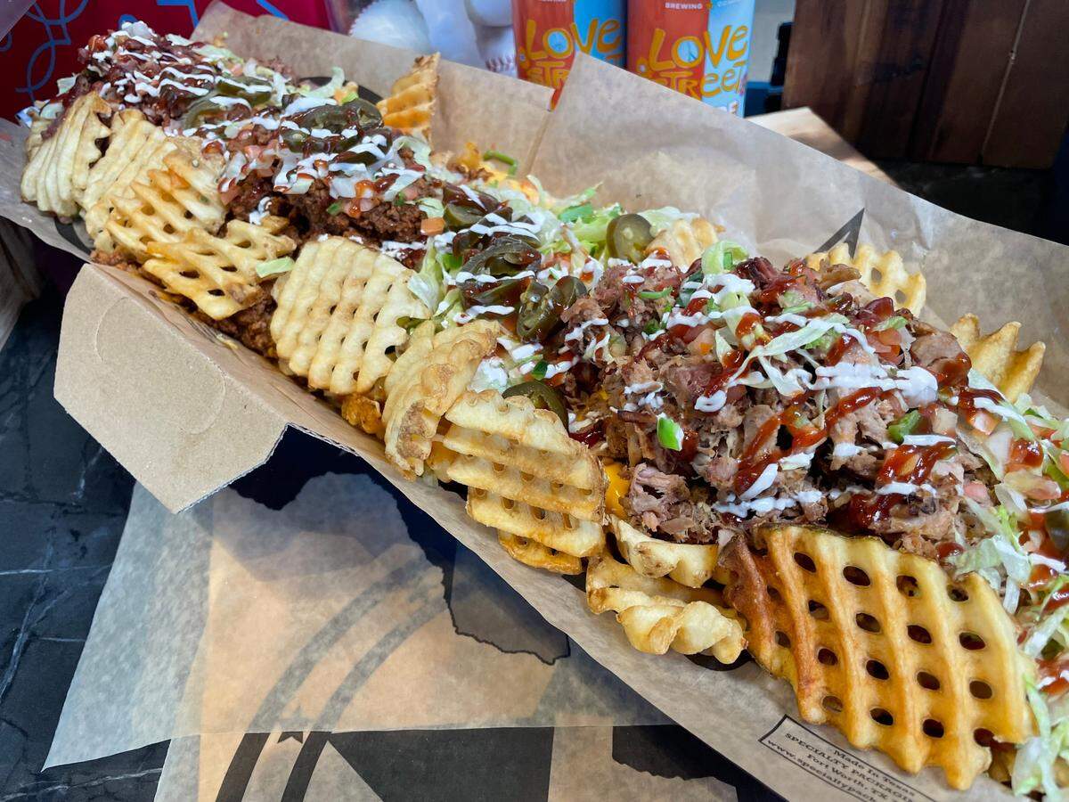 The Three Strike BoomBox is among the new food items at Globe Life Field for the 2024 MLB All-Star Game.