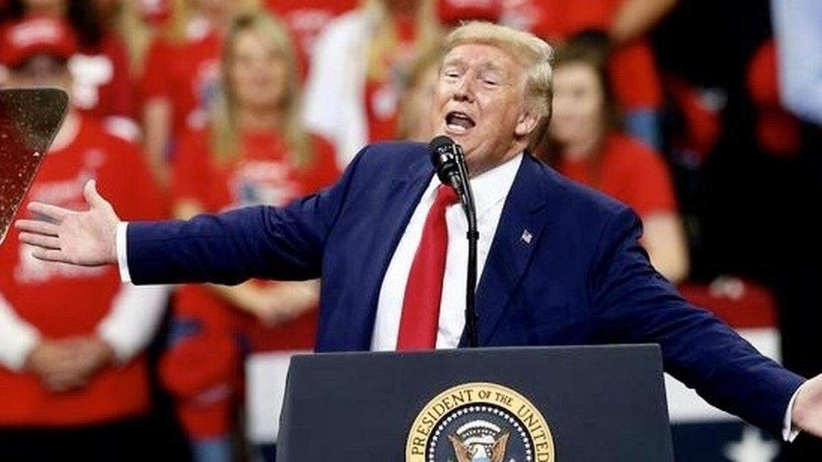 President Trump at a rally in Minneapolis last week.