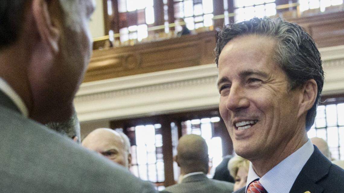 State Sen. Kelly Hancock, seen in this file photo, has resigned to become comptroller.