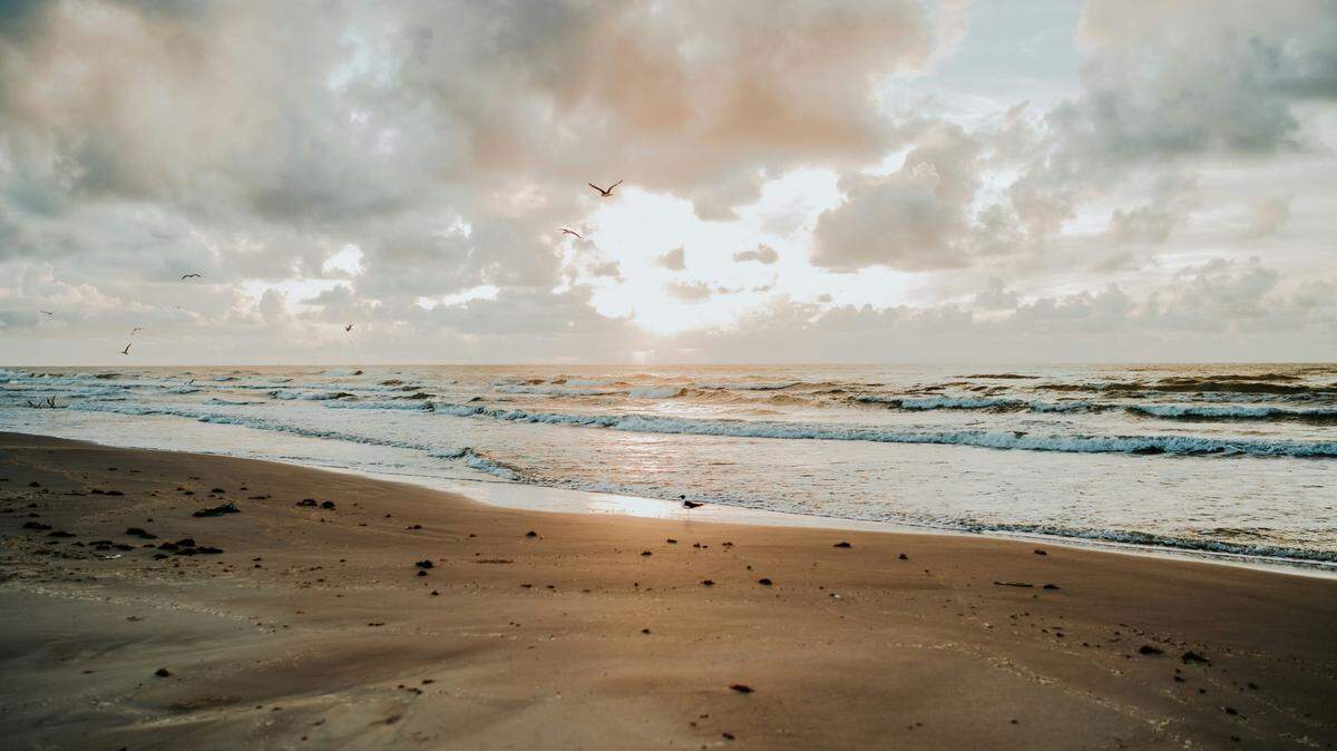 A “suspicious package” washed up along a Texas shore, police said.