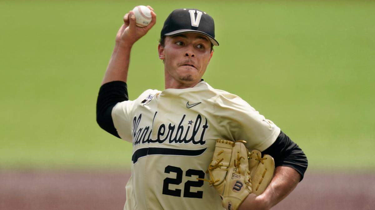 The Texas Rangers selected Vanderbilt pitcher Jack Leiter with the No. 2 overall pick in the MLB draft Sunday nght. It’s the highest pick for the Rangers since 1974.