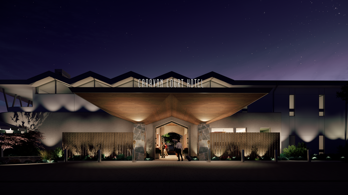 New hotel in Arlington transforms historic Caravan motel into upscale concept