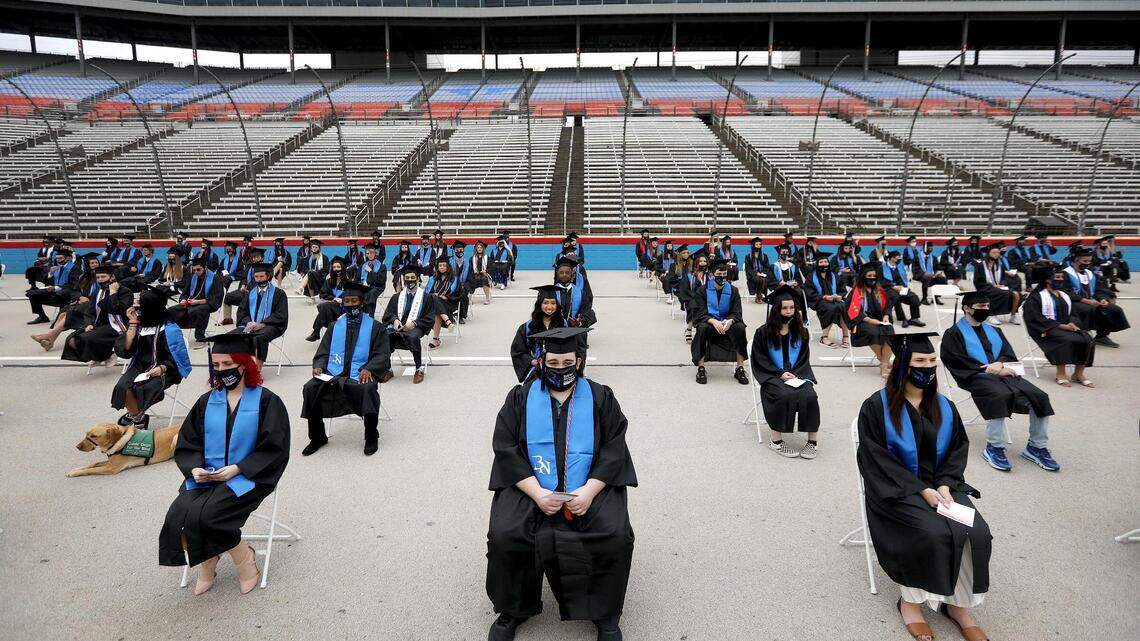 With graduations at Texas Motor Speedway, Class of 2020 ends one race and starts another