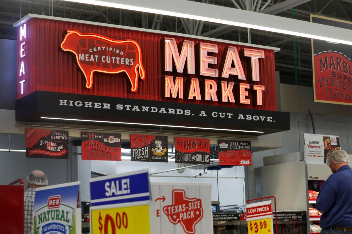 The interior of H-E-B’s new location in Frisco, Texas, on Sept. 20, 2022.